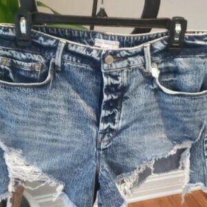 Good American Bombshell Shorts, new, no tags, size 6, jean shorts, distress